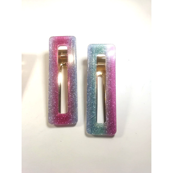 Hair Clip Barrettes Lot Of 4 (2)Matching Sets - Picture 2 of 7